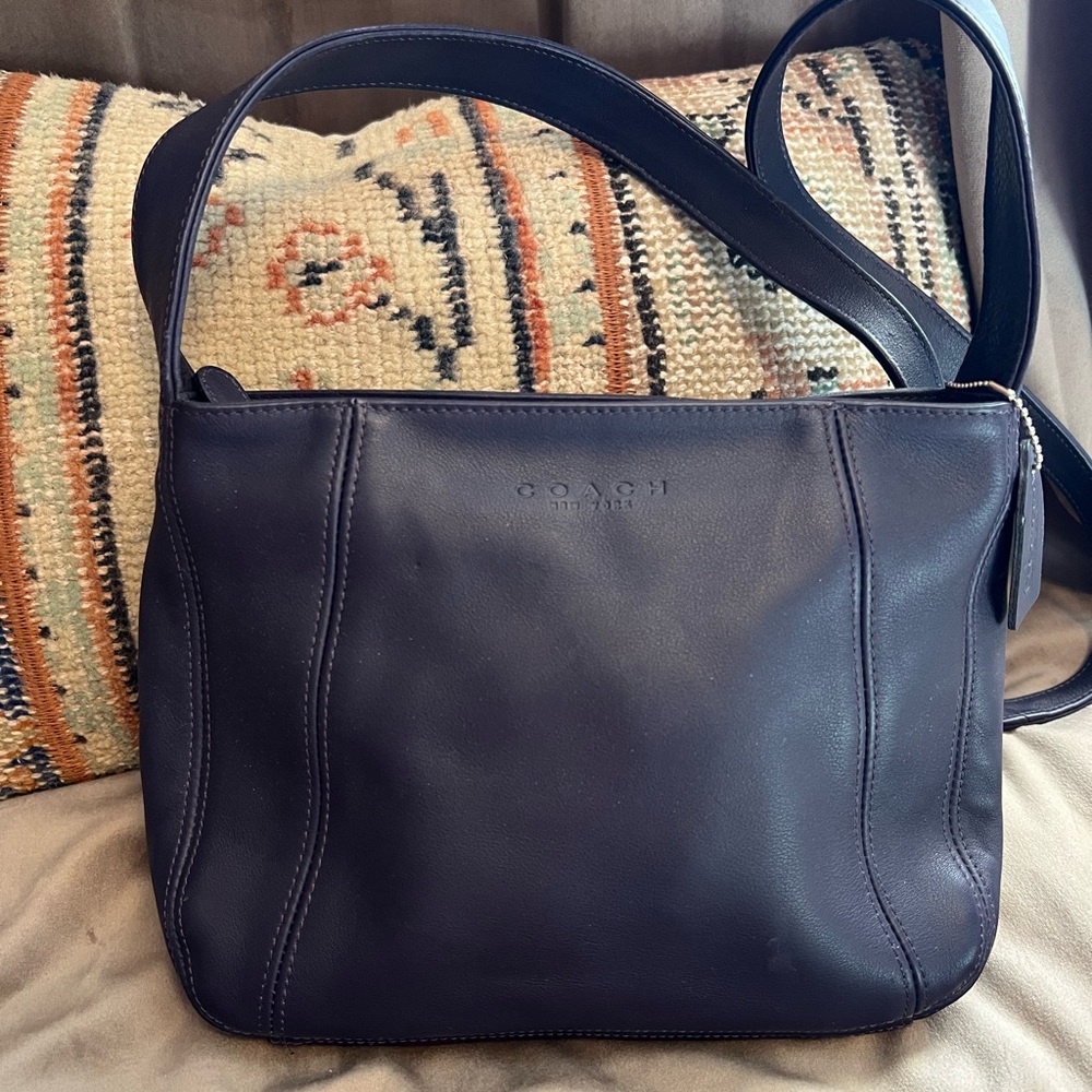 Vintage Coach Purple Crossbody Bag